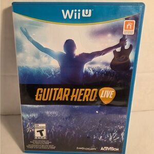 Wii U Guitar Hero Live Game And Manual Untested